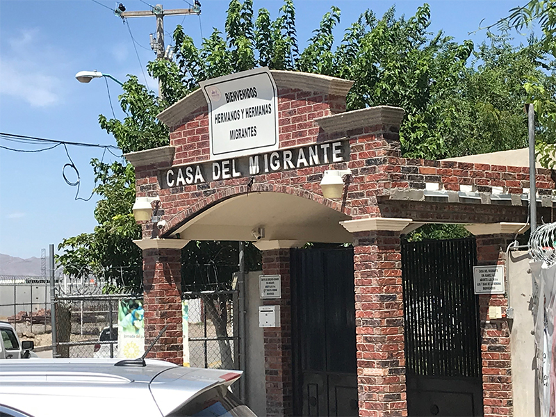 One of several shelters in Juarez, Mexico that took in immigrant asylum claimants expelled from the U.S. under the Migrant Protection Protocols policy