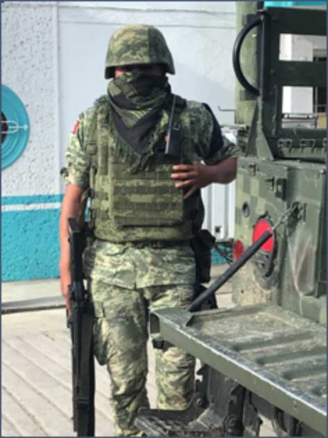  Mexican National Guard in Chiapas state, January 2020
