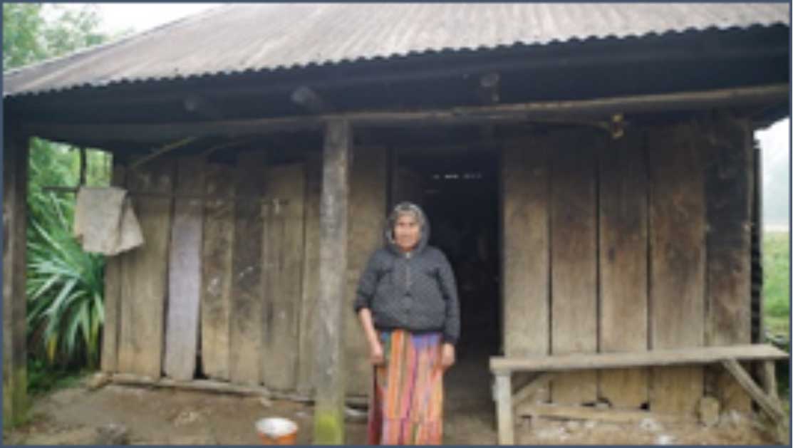 The have nots of Yalambajoch live in traditional housing like this