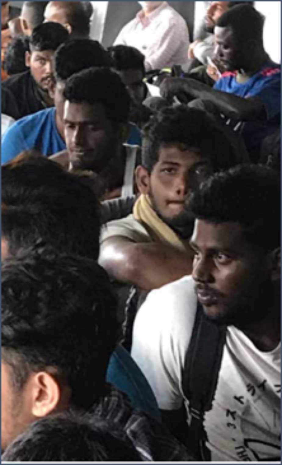 Sri Lankan migrants in southern Costa Rica en route to the U.S. border