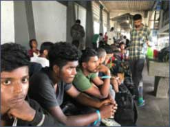 Extra-continental migrants from Sri Lanka India and Pakistan moving through Costa Rica