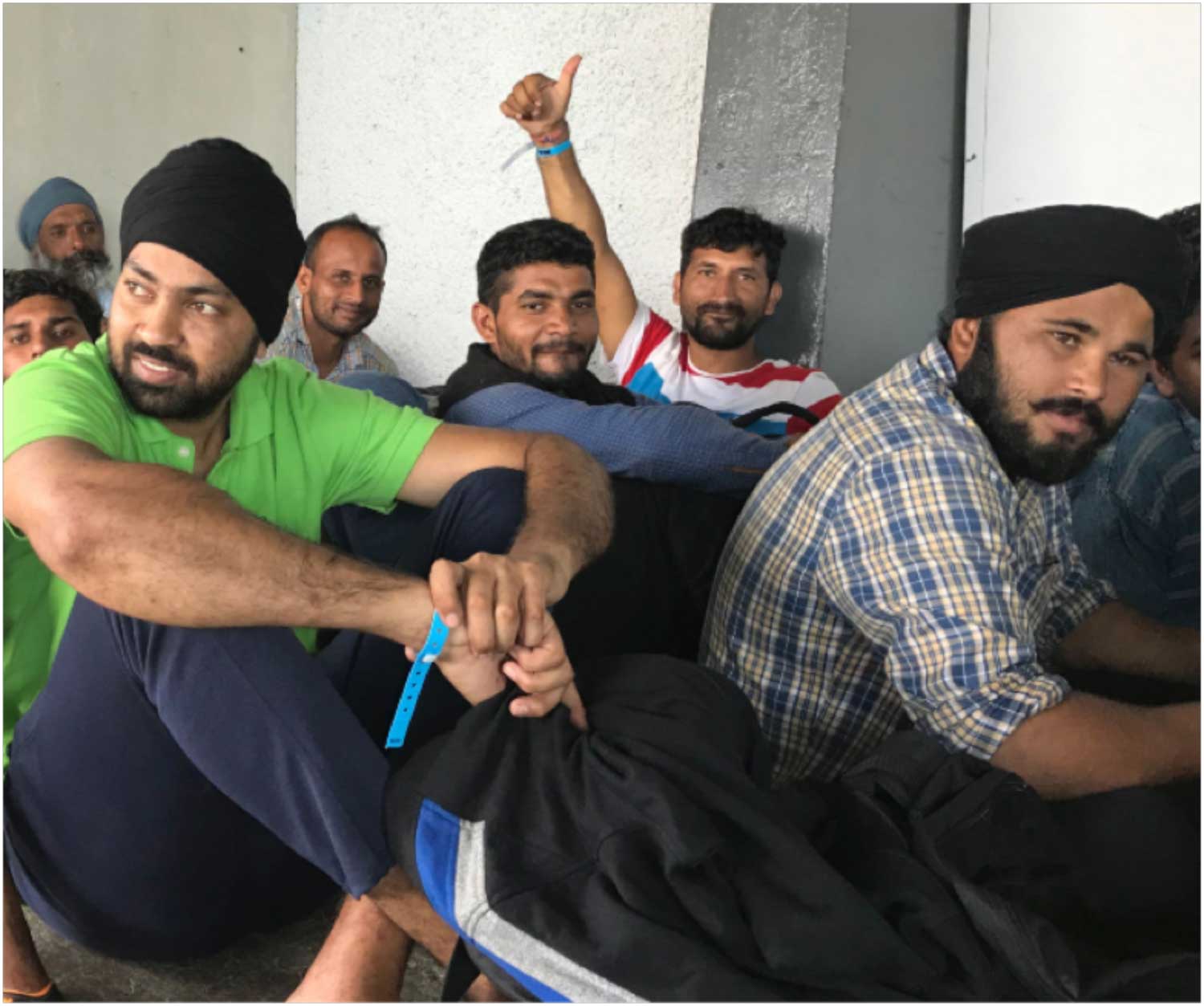Indian Sikh extracontinentals moving through Costa Rica on their way to the US southern border