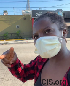 Haitian national Lisette in Tapachula said she won't cross the U.S. border as originally planned now because the new deportation flights make that too dangerous and that all the Haitian migrants are monitoring the flights in a chat group