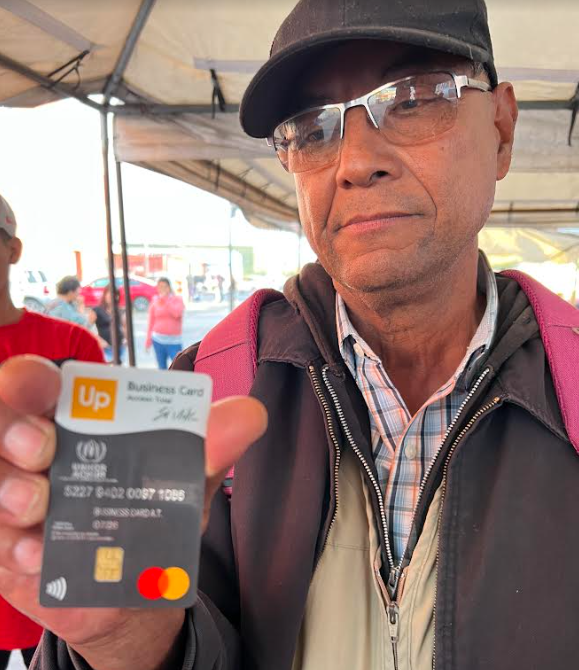 cash card that Nicaraguan national Marvin Martinez Ceneno showed the Center for Immigration Studies on December 30