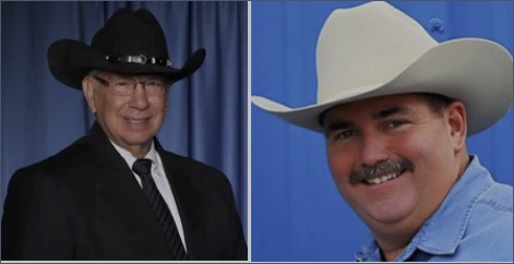 Liberty County Sheriff Bobby Rader  and San Jacinto County Sheriff Greg Capers