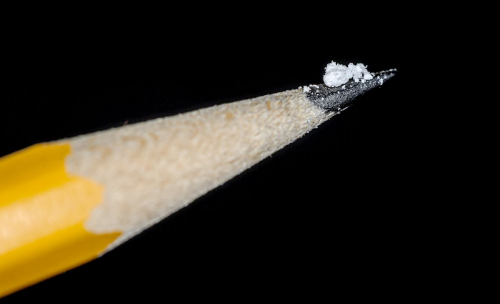A lethal dose of fentanyl. DEA photo.