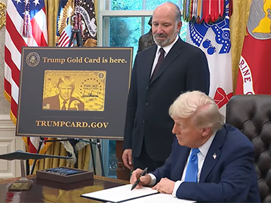 President Trump Signs H-1B and Gold Card Actions